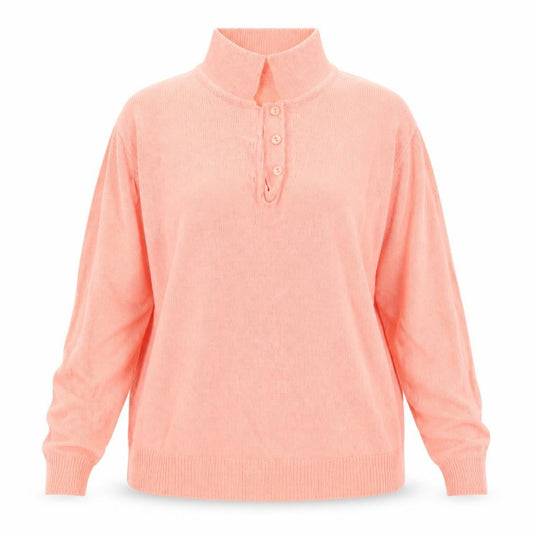 Damart Womens Orange  Knit Pullover Jumper Size 16