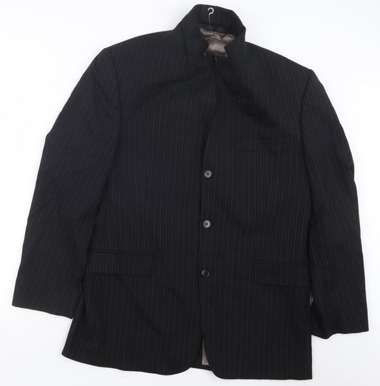 Marks and Spencer Mens Black   Jacket Suit Jacket Size 40