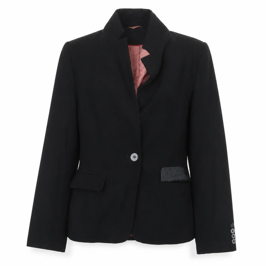 Preworn Womens Black   Jacket Blazer Size 10