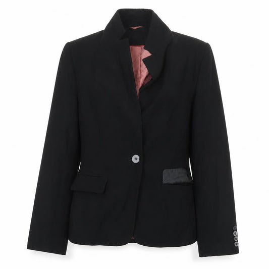 Preworn Womens Black   Jacket Blazer Size 10