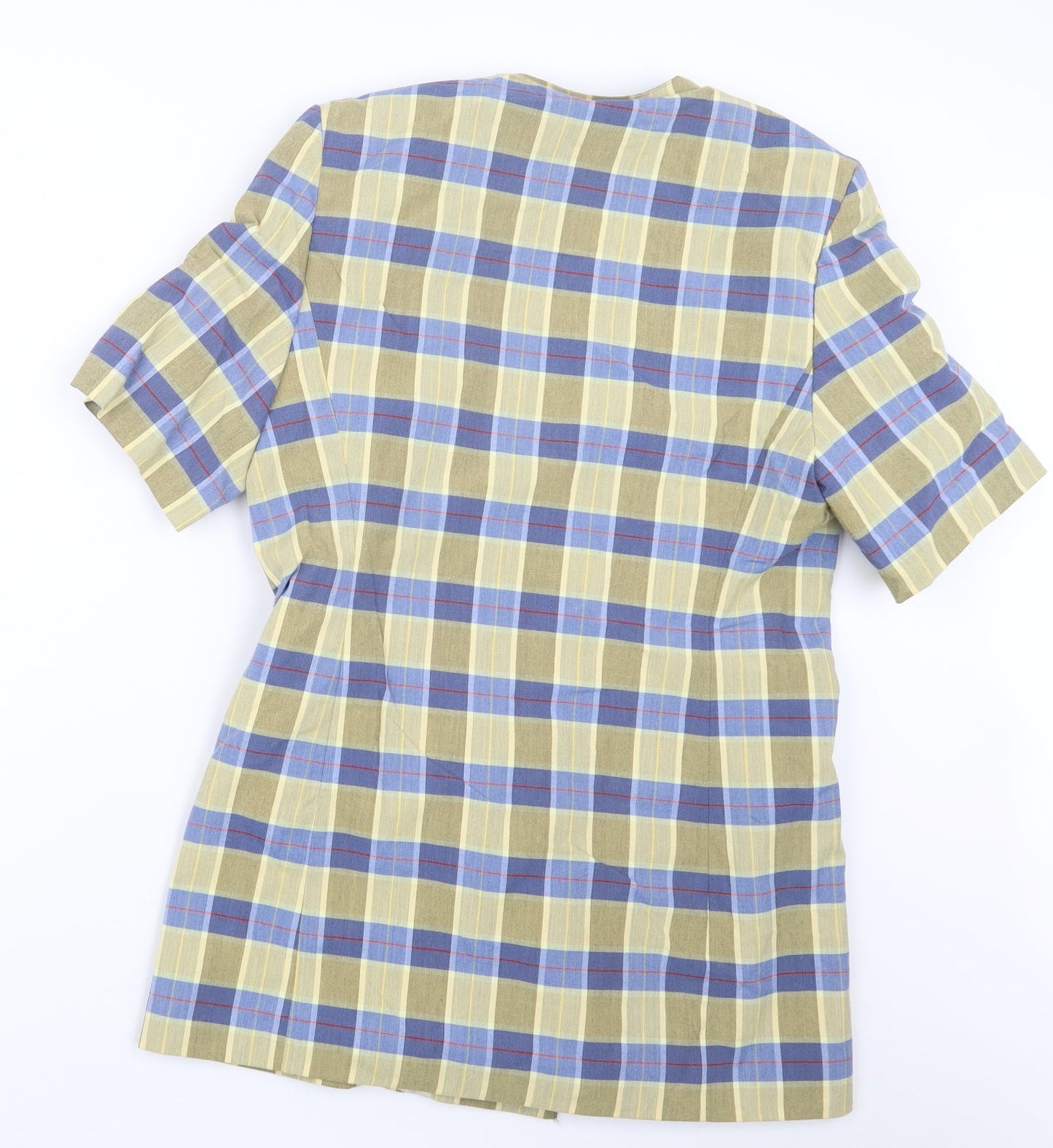 Preworn Womens Yellow Check  Jacket  Size 10