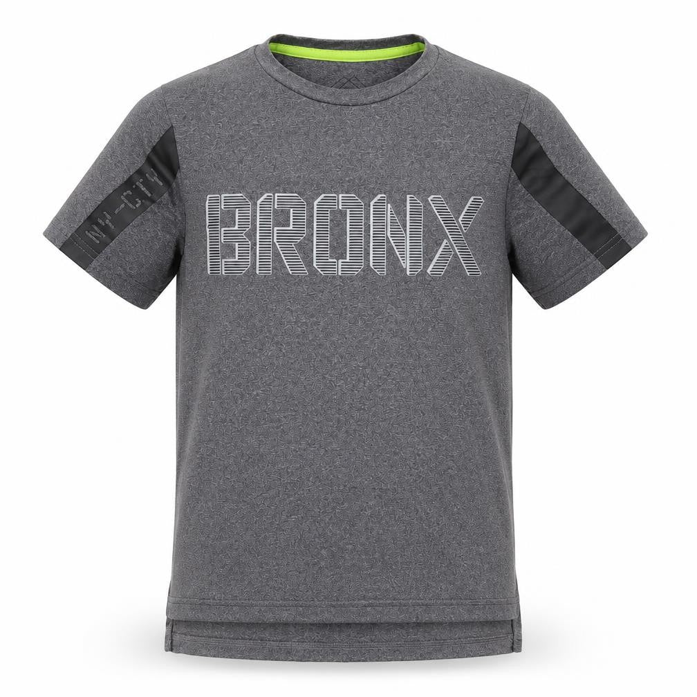 F&F Boys Grey   Basic T-Shirt Size 8-9 Years  - Bronx