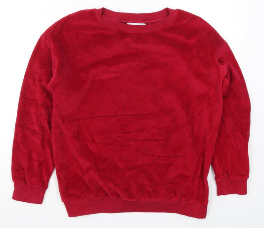 Red Herring Womens Red   Pullover Sweatshirt Size S