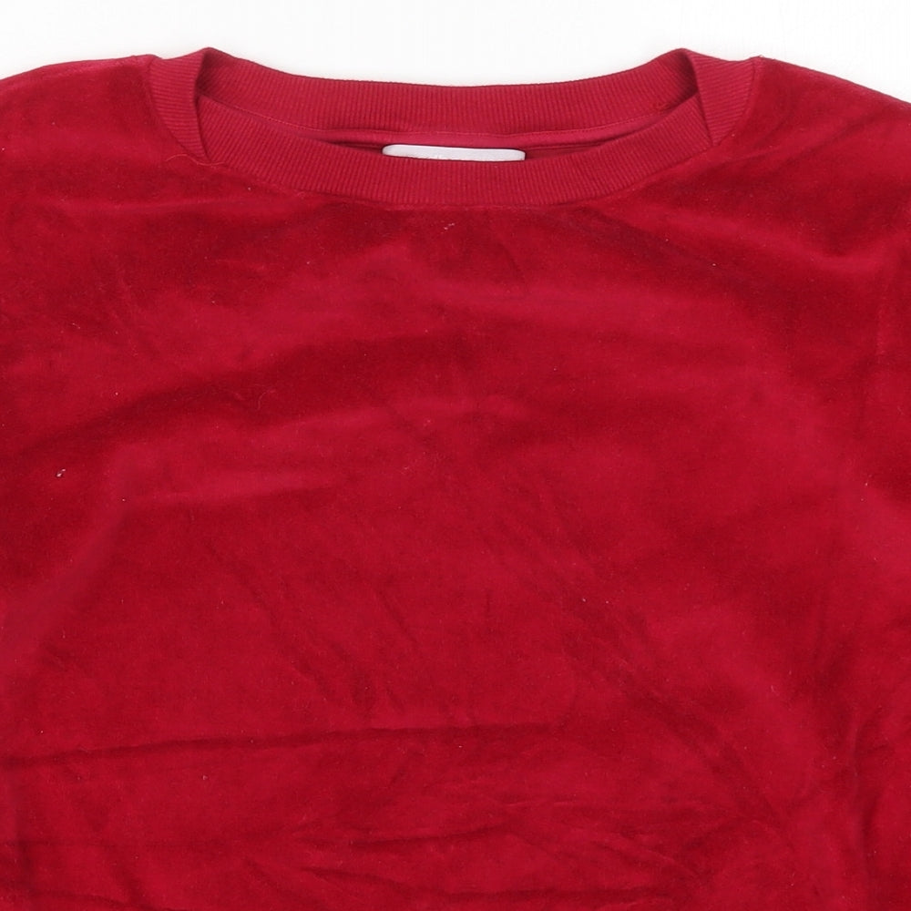 Red Herring Womens Red   Pullover Sweatshirt Size S