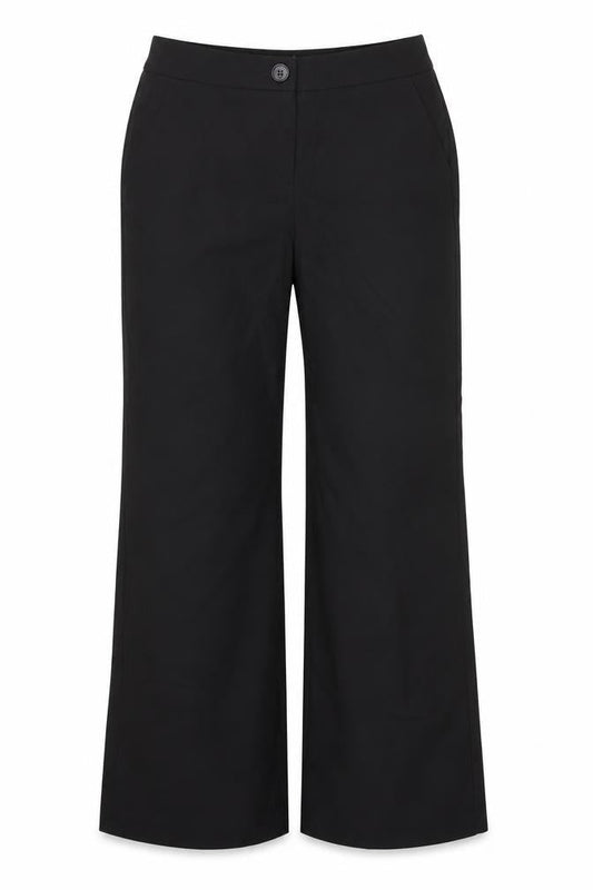 Woolworths Womens Black   Trousers  Size 10 L31 in