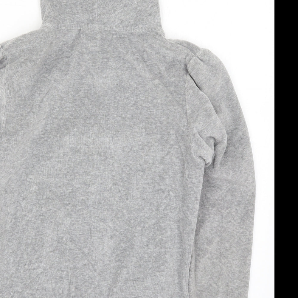 Goldigga Girls Grey   Full Zip Hoodie Size 13 Years