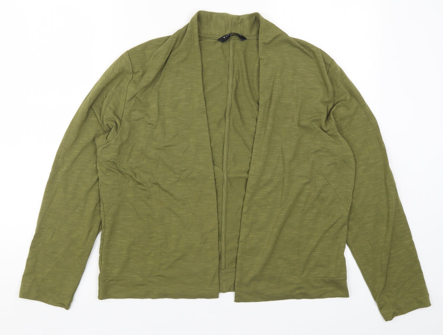 Viza Viz Womens Green   Cardigan Jumper Size 12