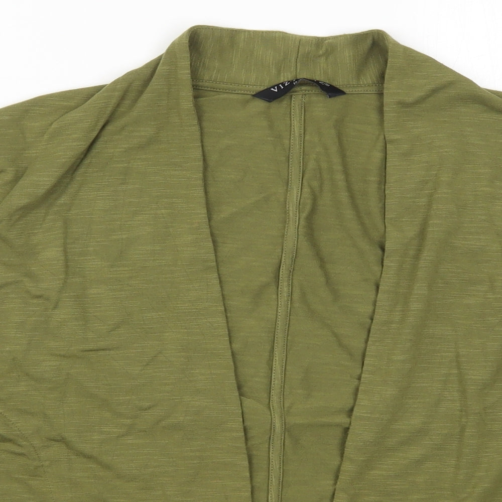 Viza Viz Womens Green   Cardigan Jumper Size 12
