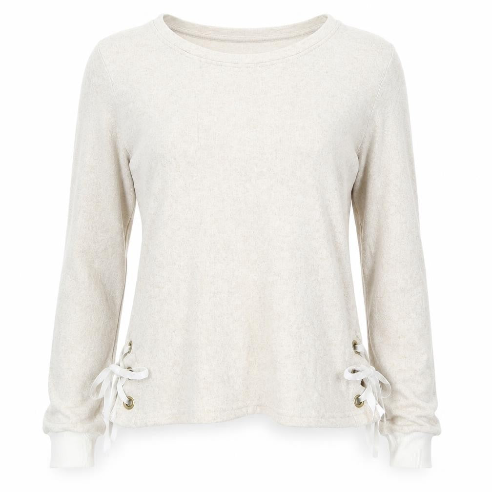 Pepper & Mayne Womens Beige Solid  Top Pyjama Top Size M
