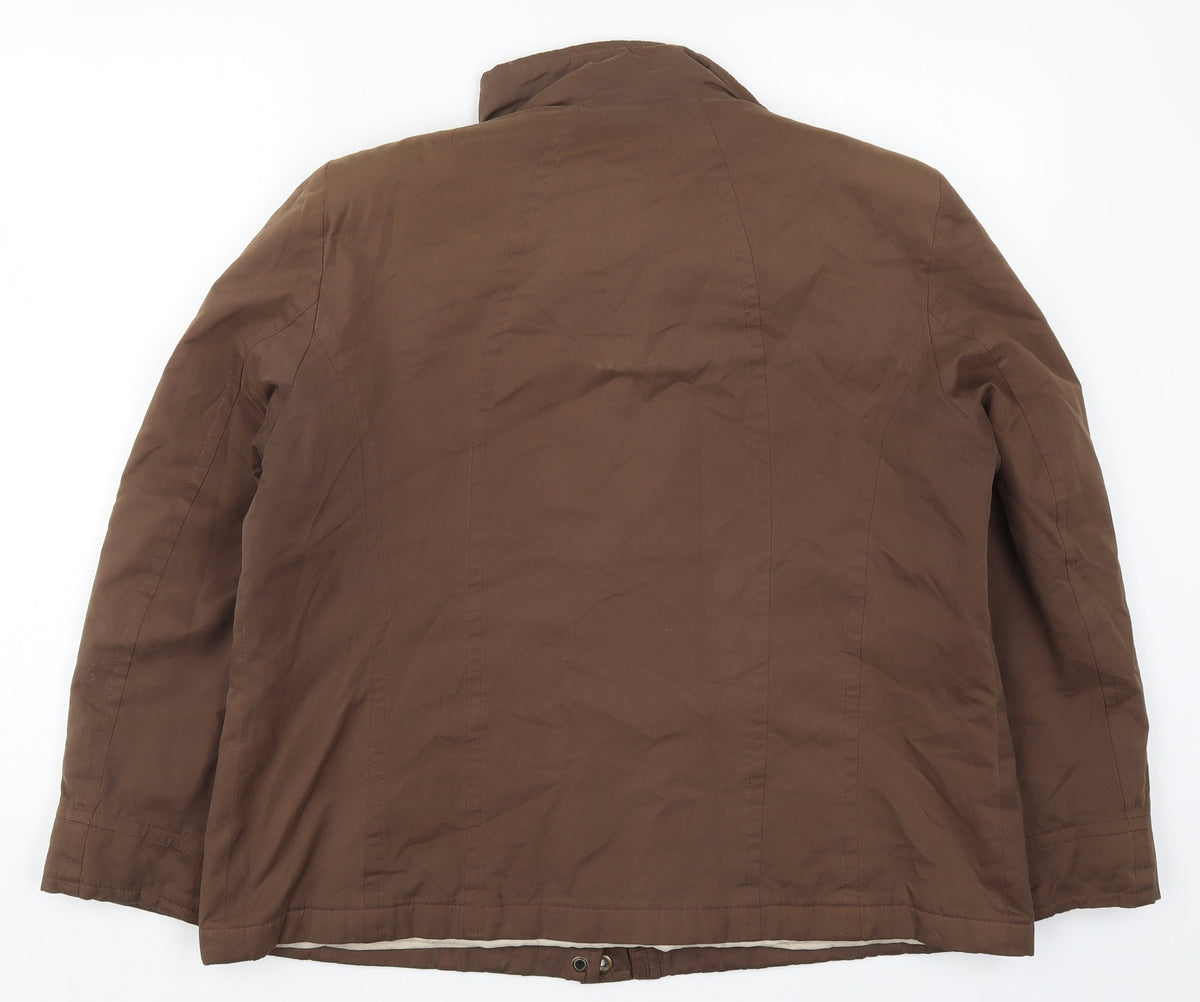 Klass Womens Brown   Jacket  Size L