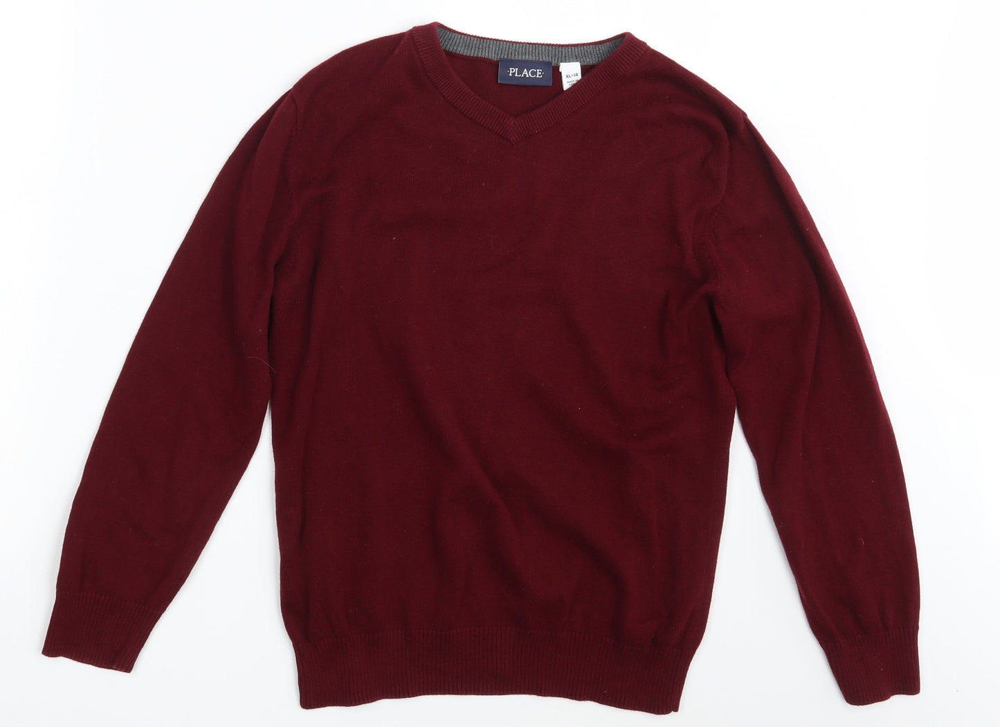 Place Womens Purple   Pullover Jumper Size 14