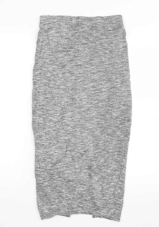 River Island Womens Grey   Straight & Pencil Skirt Size 6