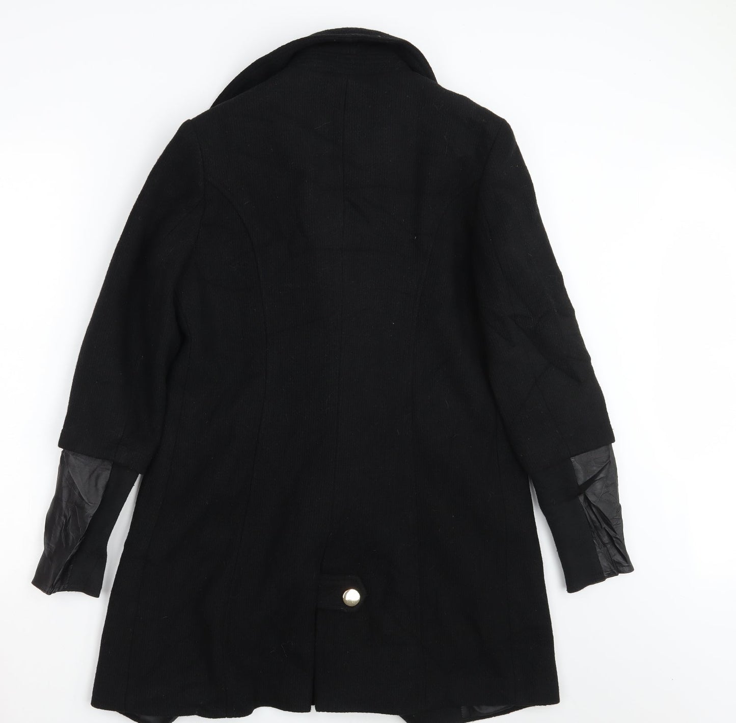 Dorothy Perkins Womens Black   Overcoat Coat Size 12
