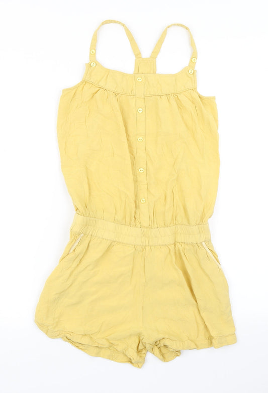 MAx Girls Yellow   Playsuit One-Piece Size M