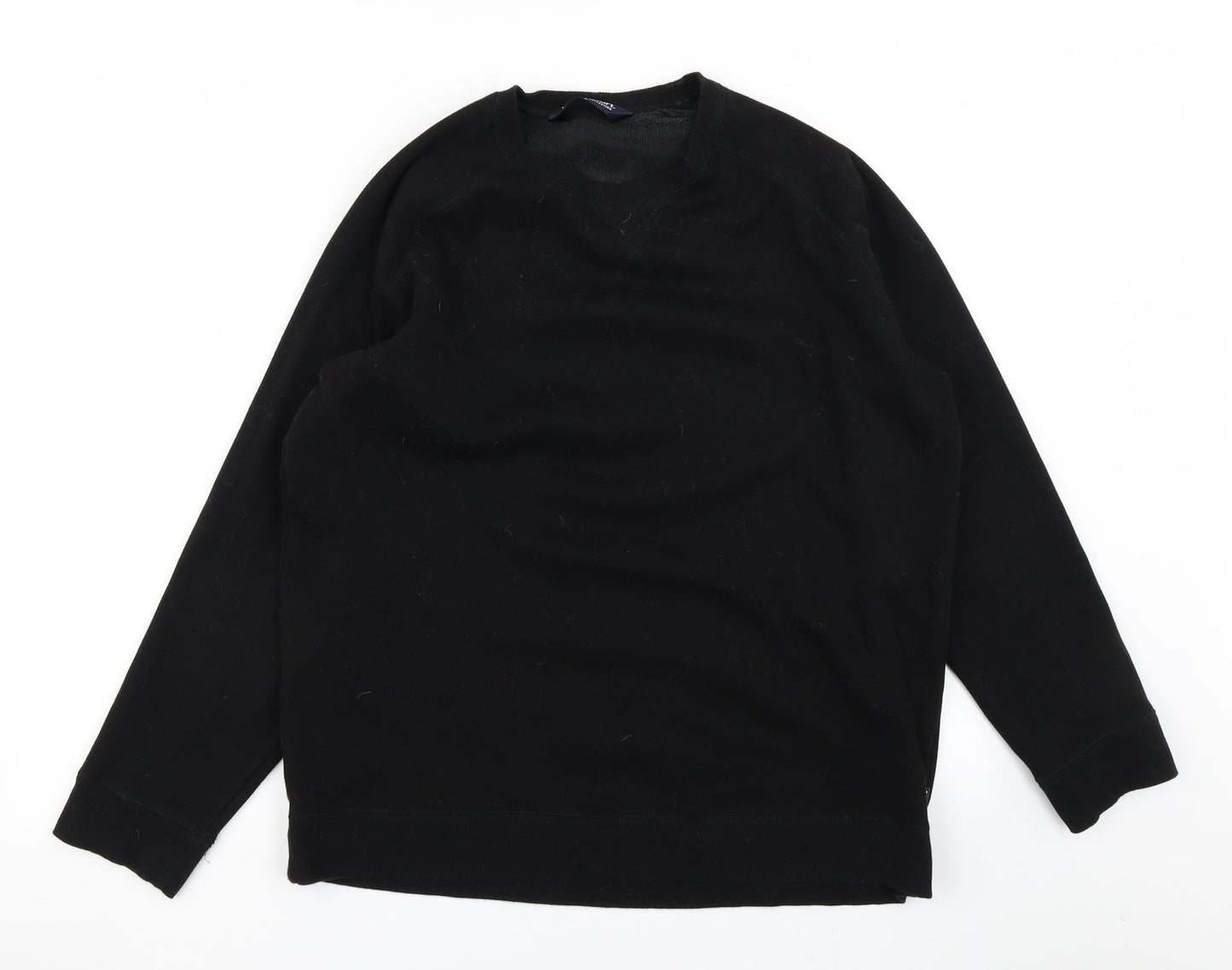 Bridgeport Mens Black   Pullover Sweatshirt Size L