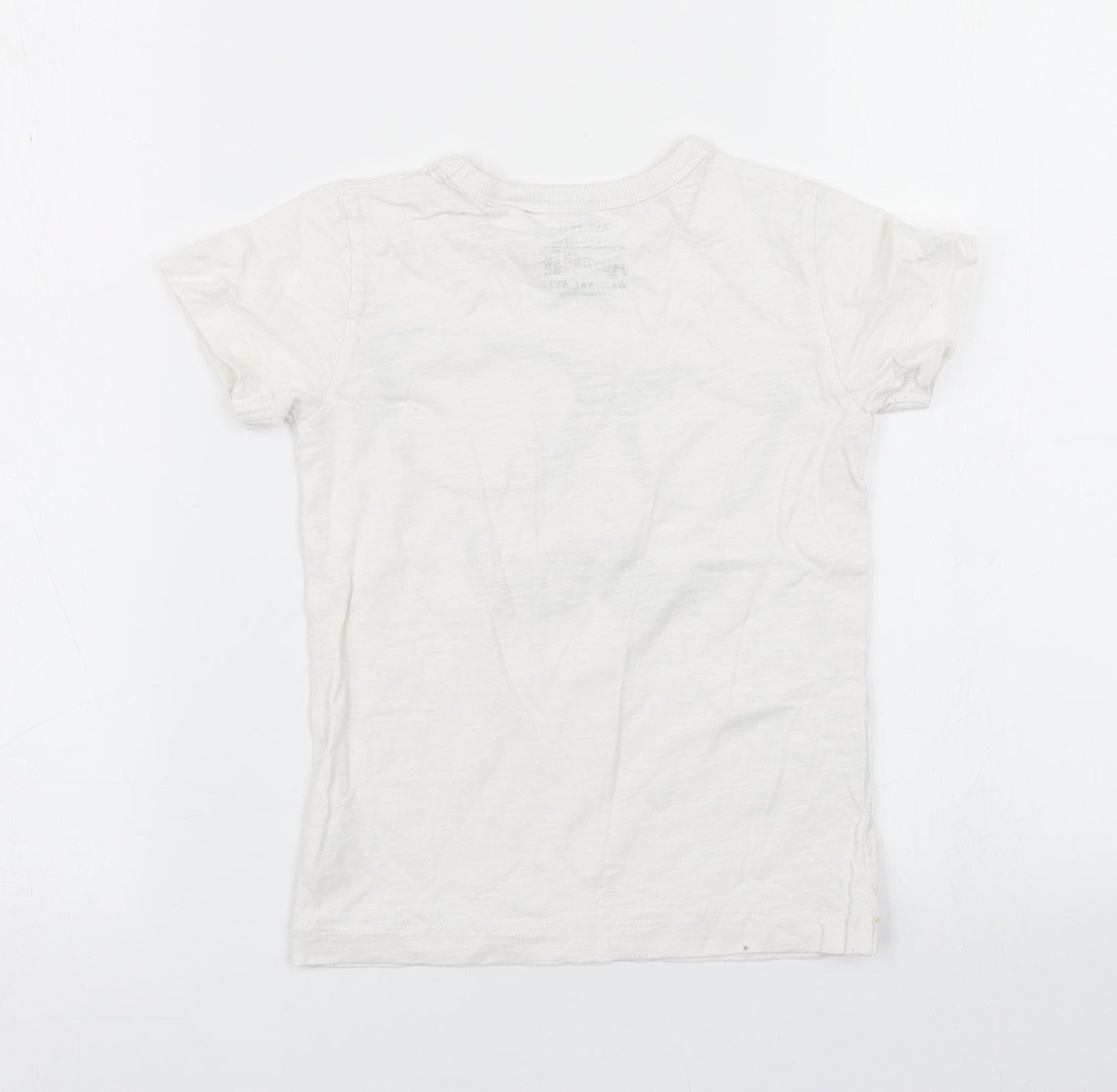 NEXT Girls White   Basic T-Shirt Size 2-3 Years