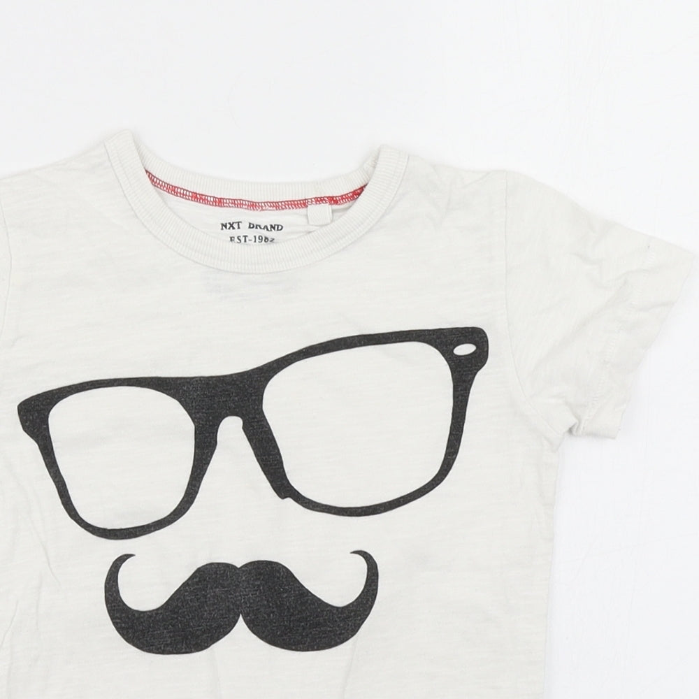 NEXT Girls White   Basic T-Shirt Size 2-3 Years