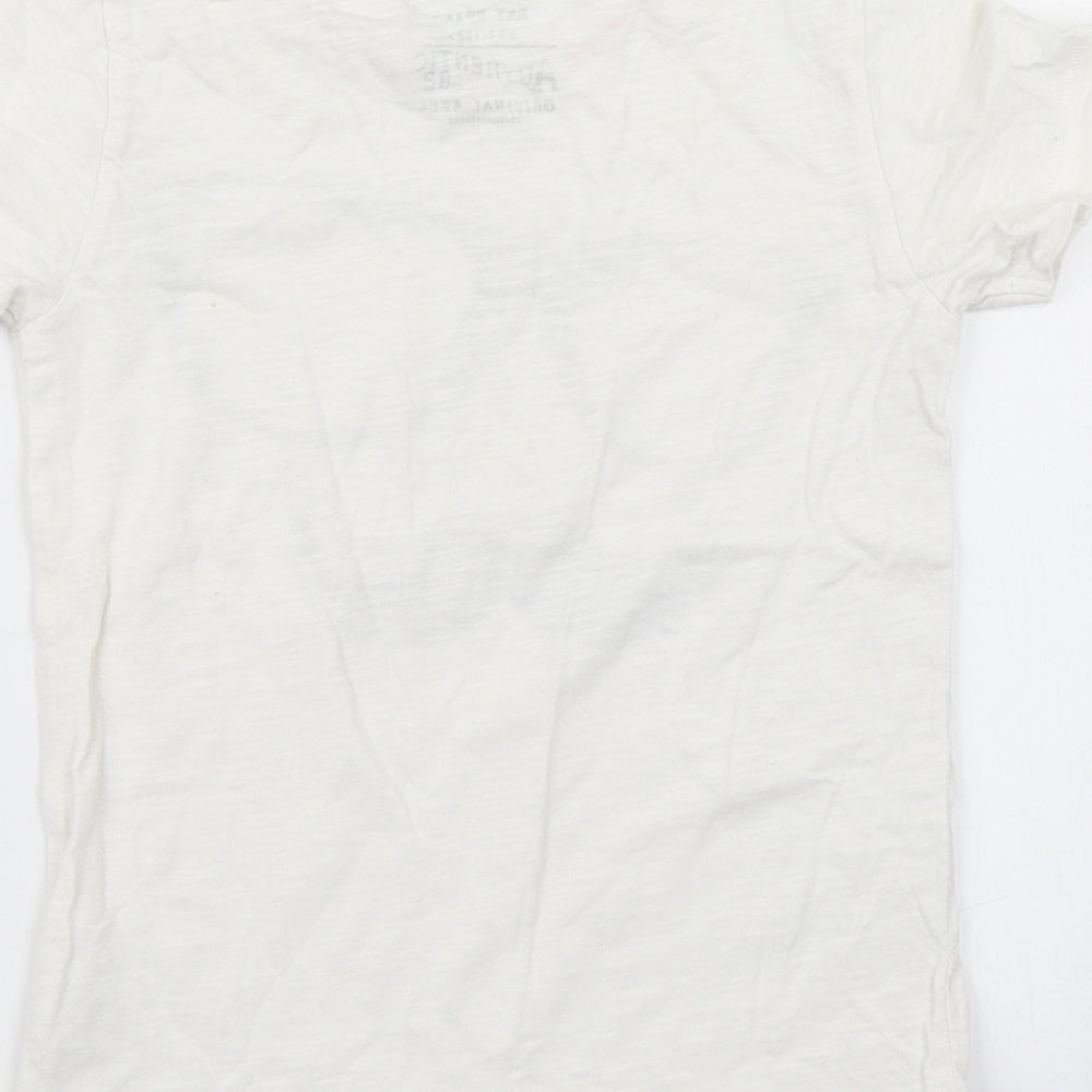 NEXT Girls White   Basic T-Shirt Size 2-3 Years