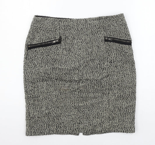FOREVER 21 Womens Grey   A-Line Skirt Size L