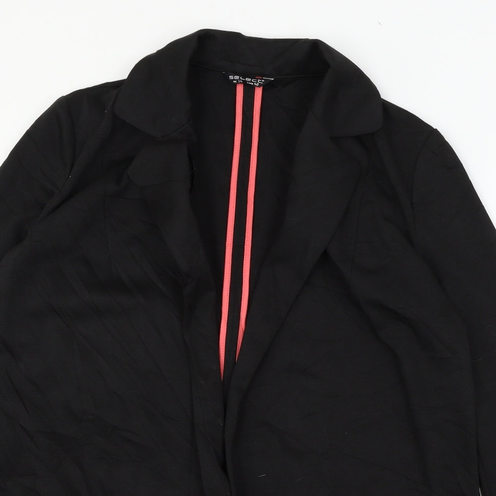 Select Womens Black   Jacket Blazer Size 14