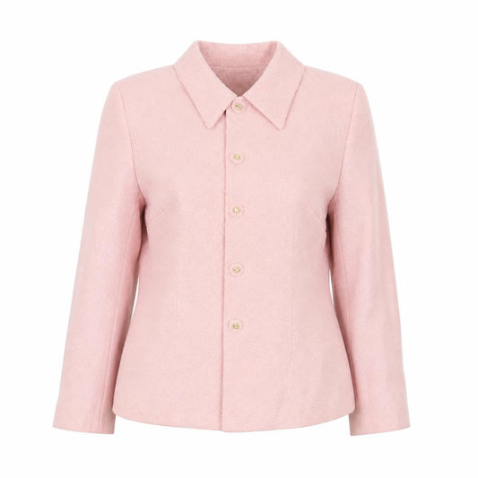 Preworn Womens Pink   Pea Coat Coat Size 10