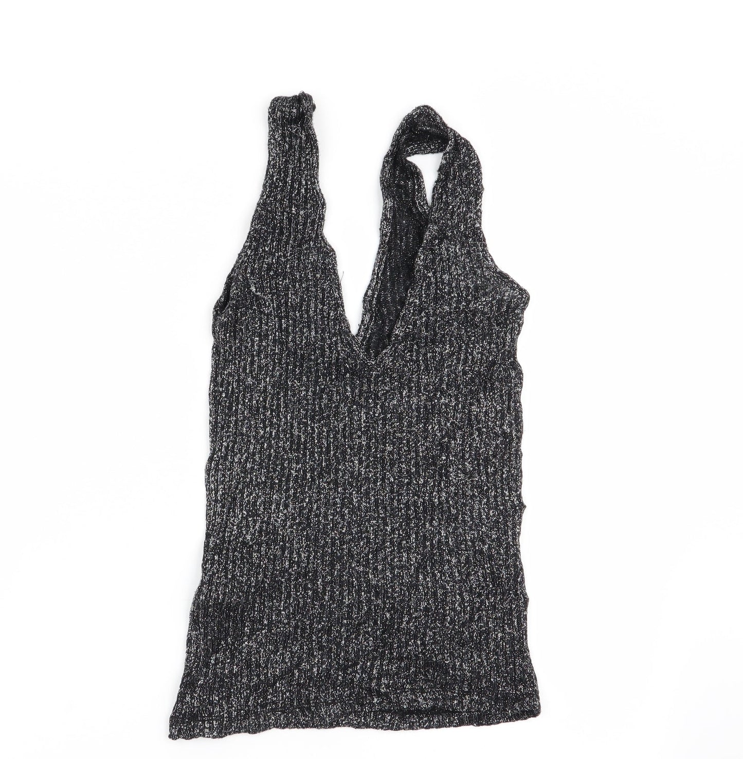 Topshop Womens Black   Basic Tank Size 6