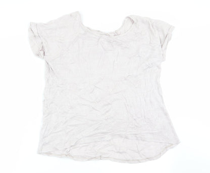 Preloved Matalan Womens Pink   Basic T-Shirt Size 14 - Front