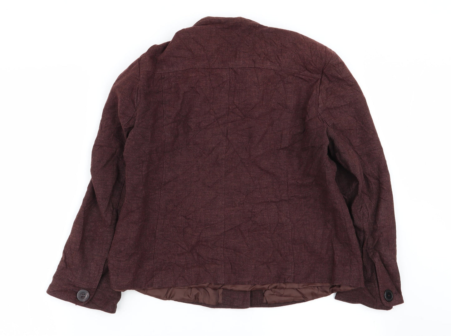 M&Co Womens Brown   Jacket Coat Size 14