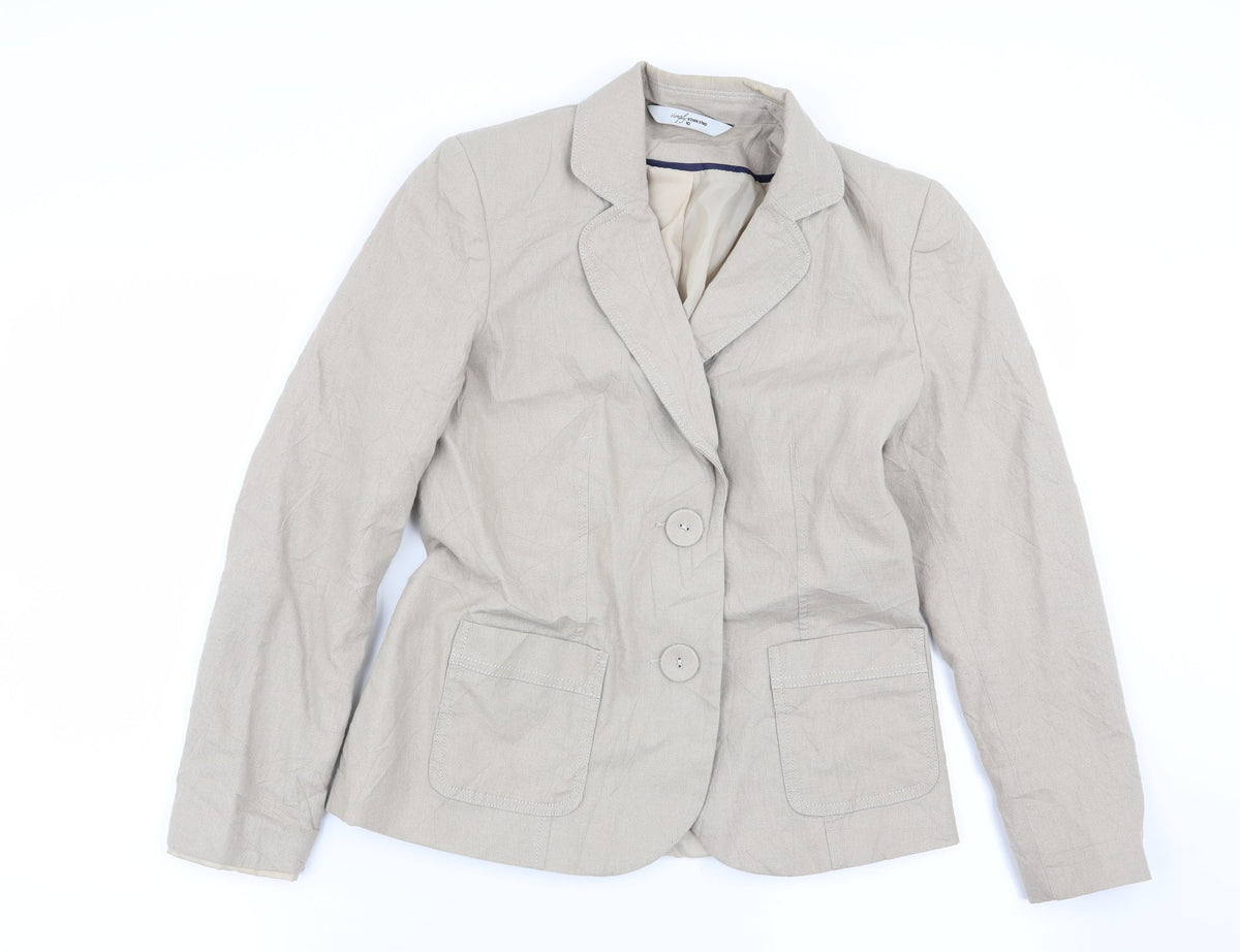 Simply Stock Shop Womens Beige   Jacket Blazer Size 10