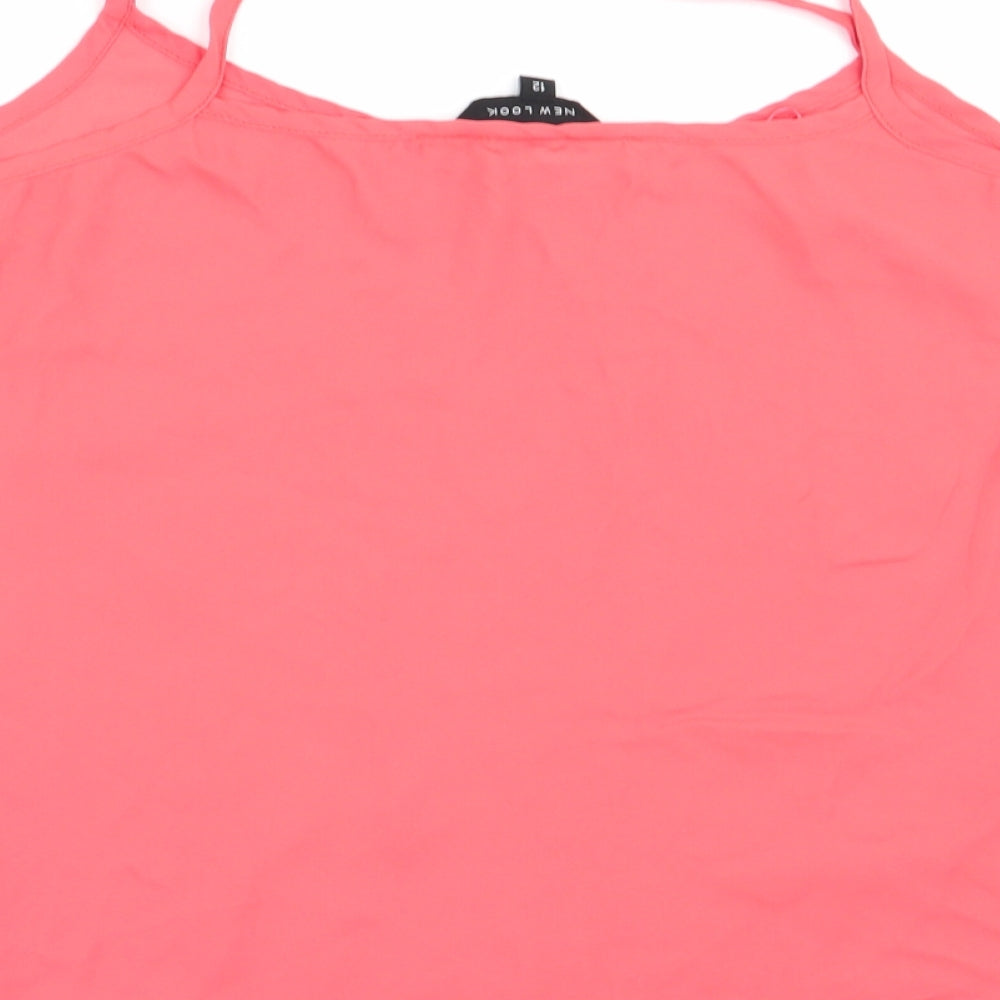 New Look Womens Orange   Camisole Tank Size 12