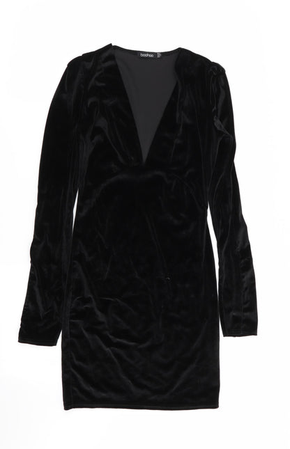 Boohoo Womens Black   Fit & Flare  Size 10