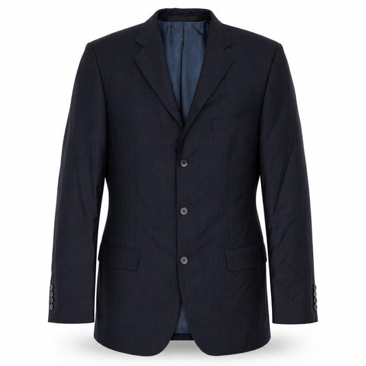 Marks & Spencer Mens Blue Striped Rayon Jacket Blazer Size 38