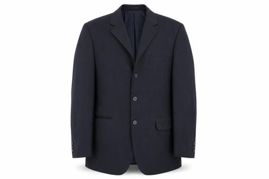 Burton Mens Blue Striped  Jacket Blazer Size 38
