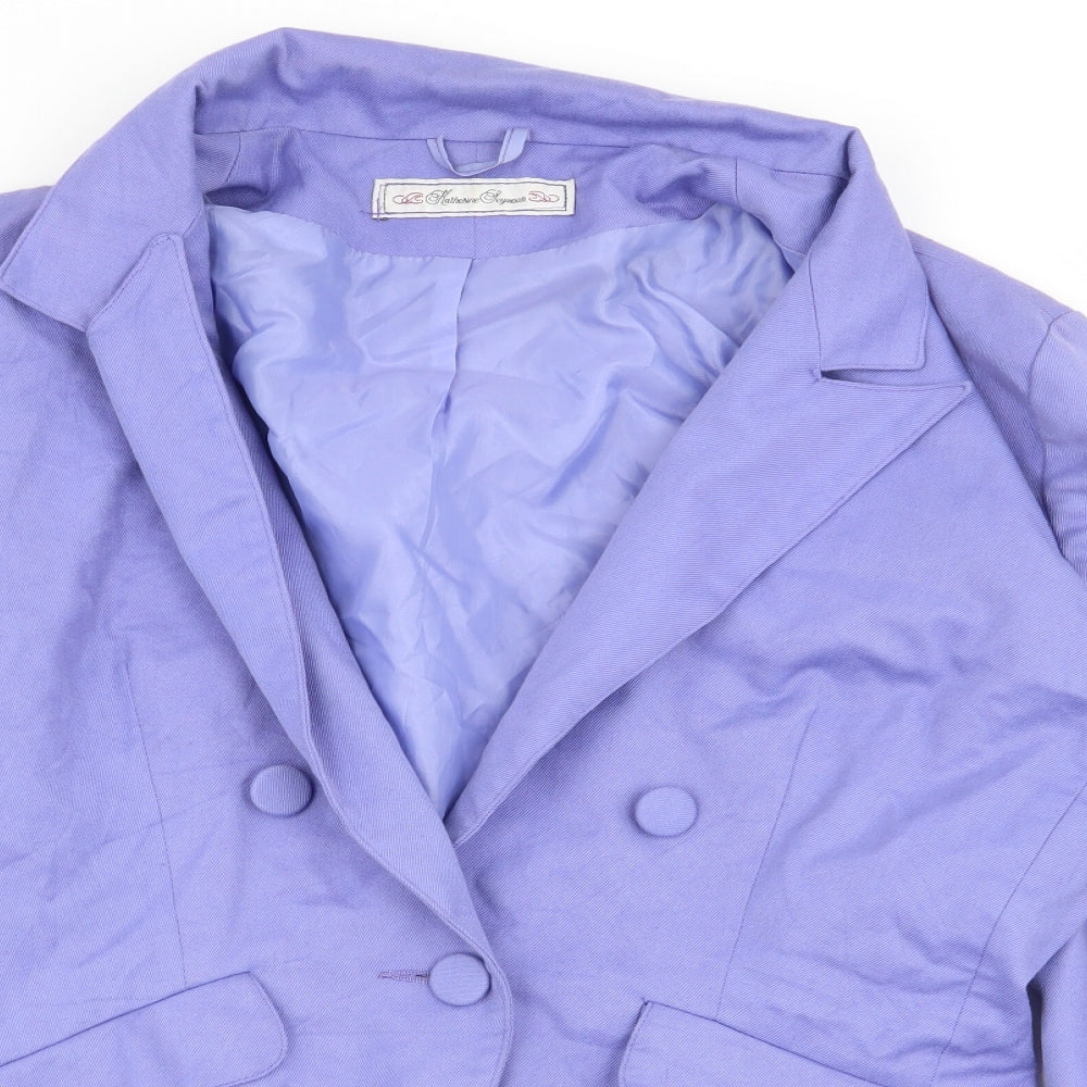 Yessica Womens Purple   Jacket Blazer Size 14