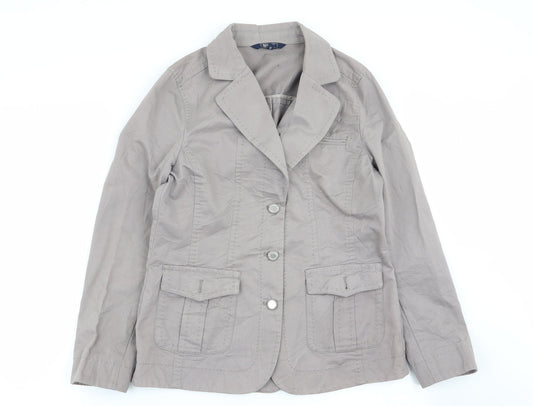 Maine Womens Purple   Jacket Blazer Size 10