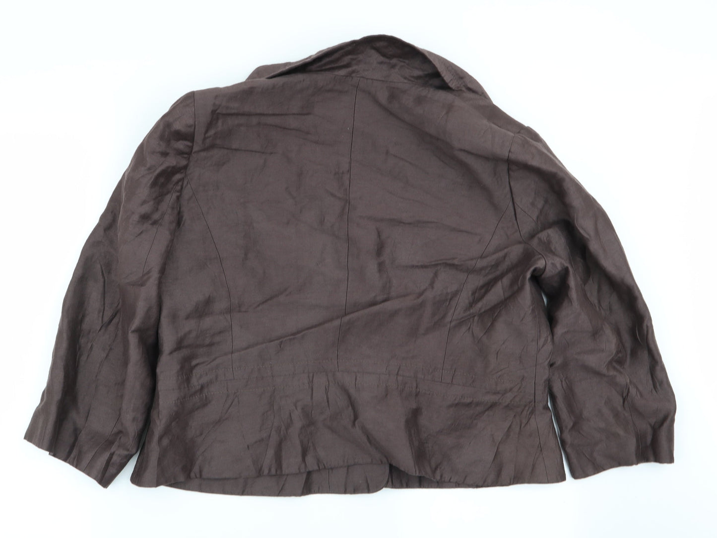 alex and co Womens Brown   Jacket Blazer Size 18