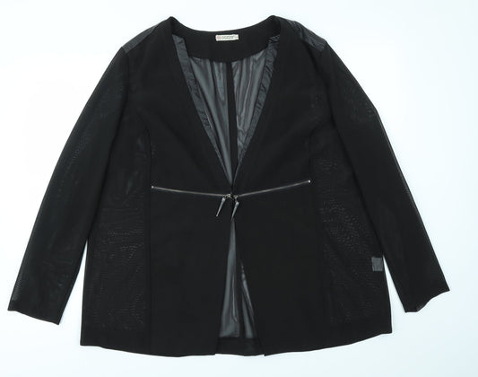 GOZZIP  Womens Black   Jacket  Size L