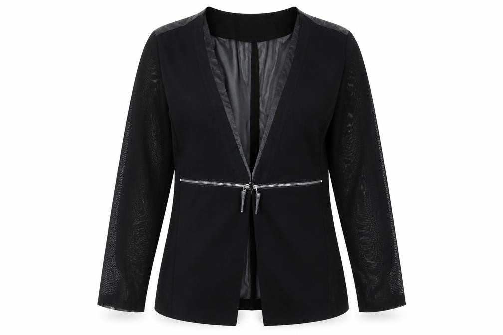 GOZZIP  Womens Black   Jacket  Size L