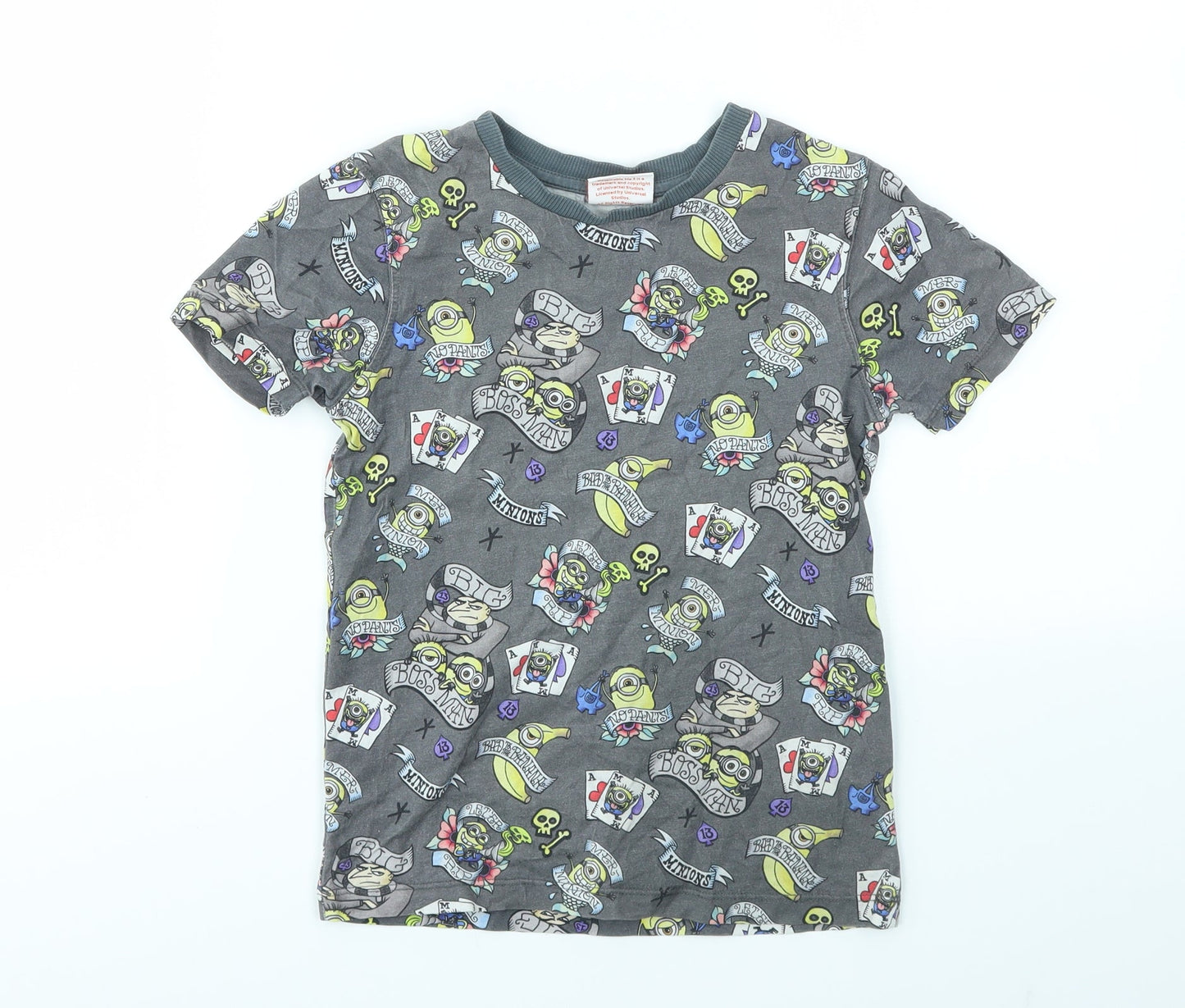 George Boys Multicoloured Geometric  Basic T-Shirt Size 6-7 Years
