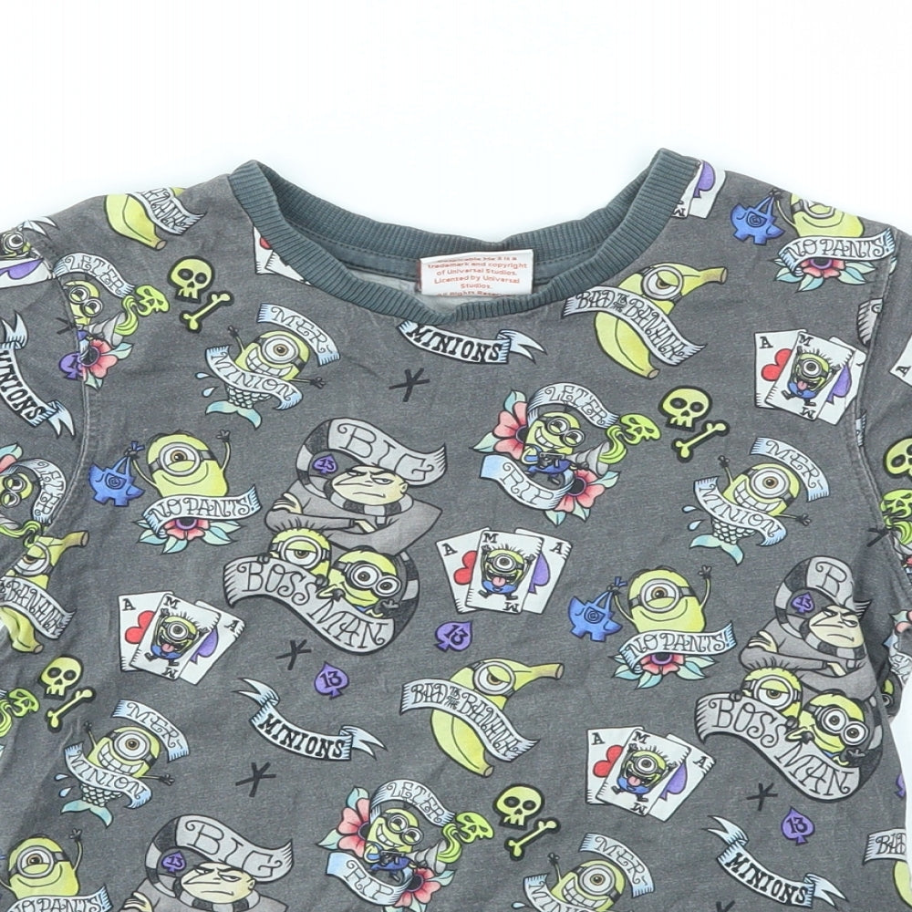 George Boys Multicoloured Geometric  Basic T-Shirt Size 6-7 Years