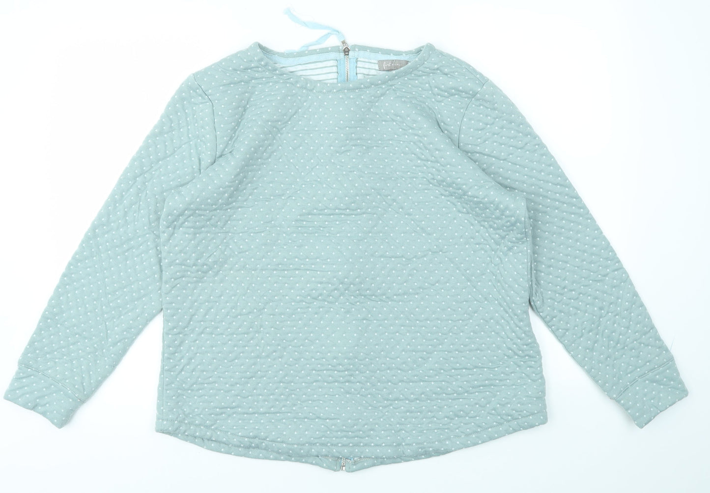 FIRST EVENUE  Womens Blue   Full Zip Jumper Size L