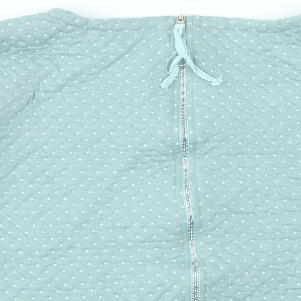 FIRST EVENUE  Womens Blue   Full Zip Jumper Size L