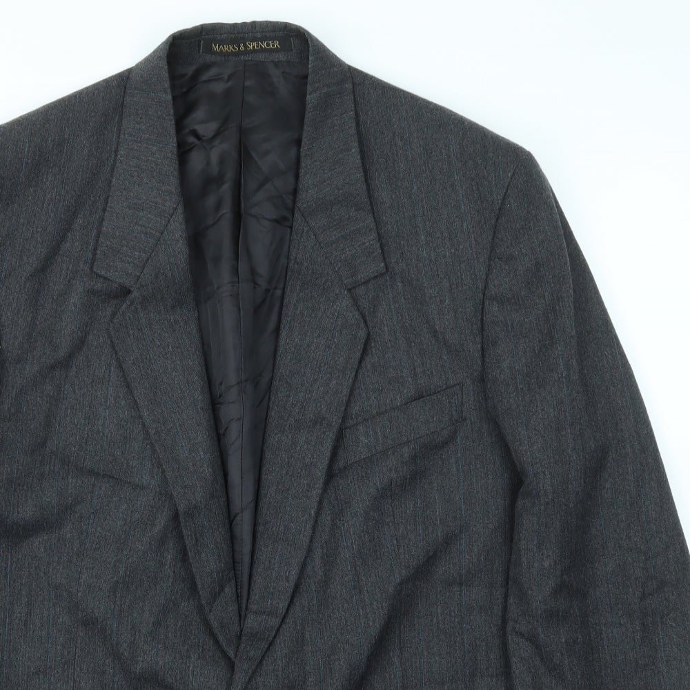 St Micahel Mens Grey   Jacket Blazer Size 40