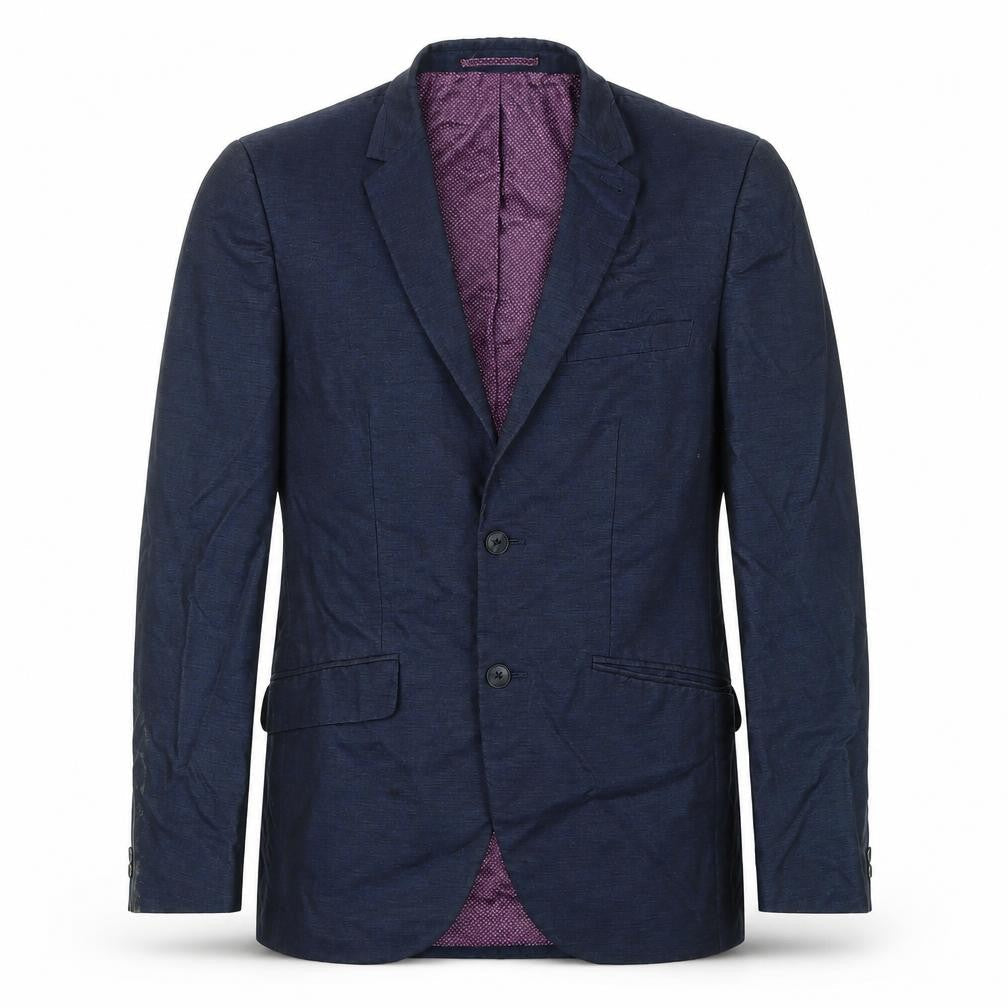 T&W Mens Blue   Jacket Blazer Size 38