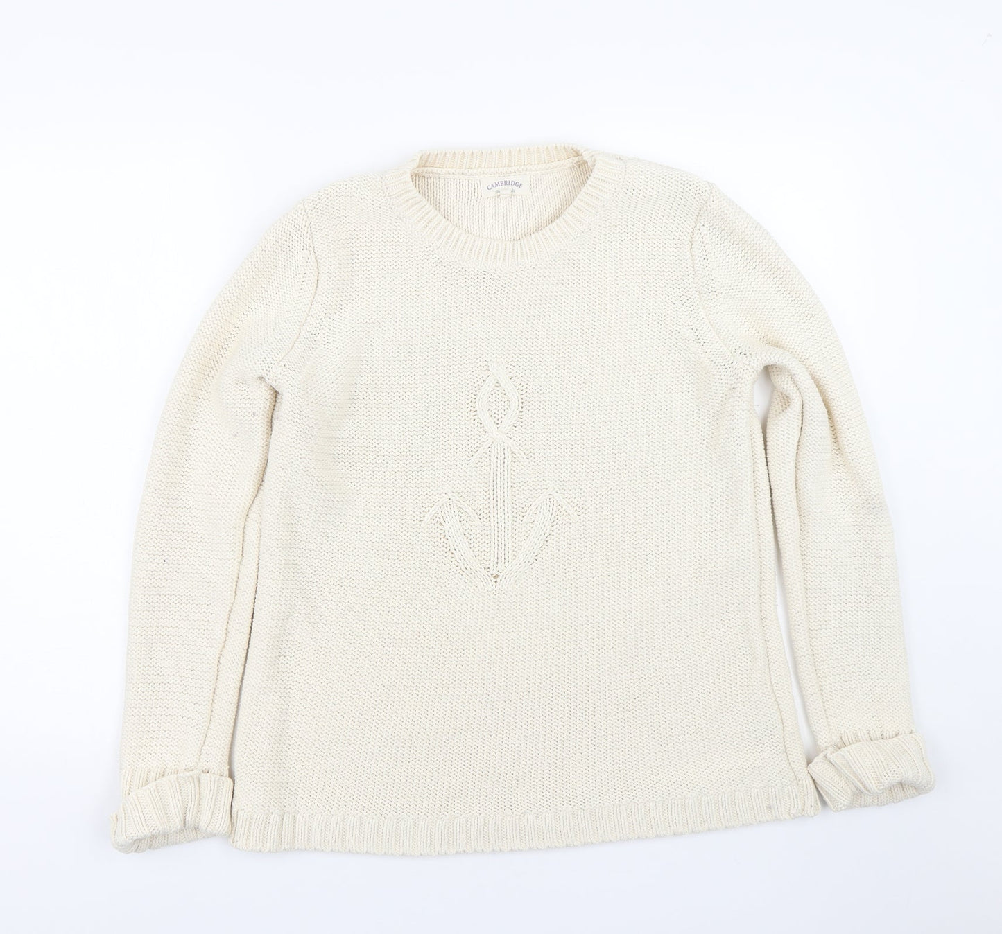 Cambridge Womens Beige   Pullover Jumper Size XL