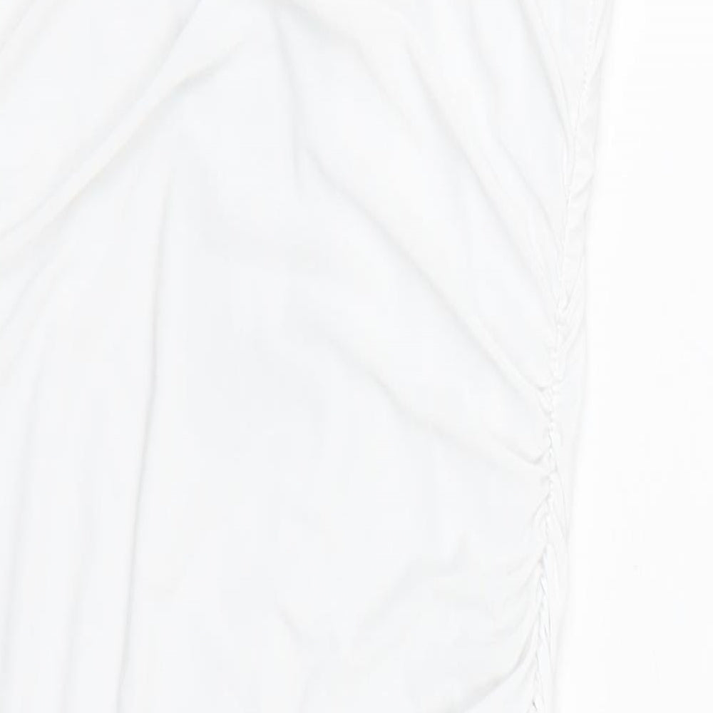 PRETTYLITTLETHING Womens White   Tank Dress  Size 8