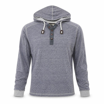 George Womens Blue Striped  Pullover Hoodie Size S