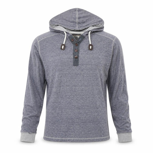 George Womens Blue Striped  Pullover Hoodie Size S