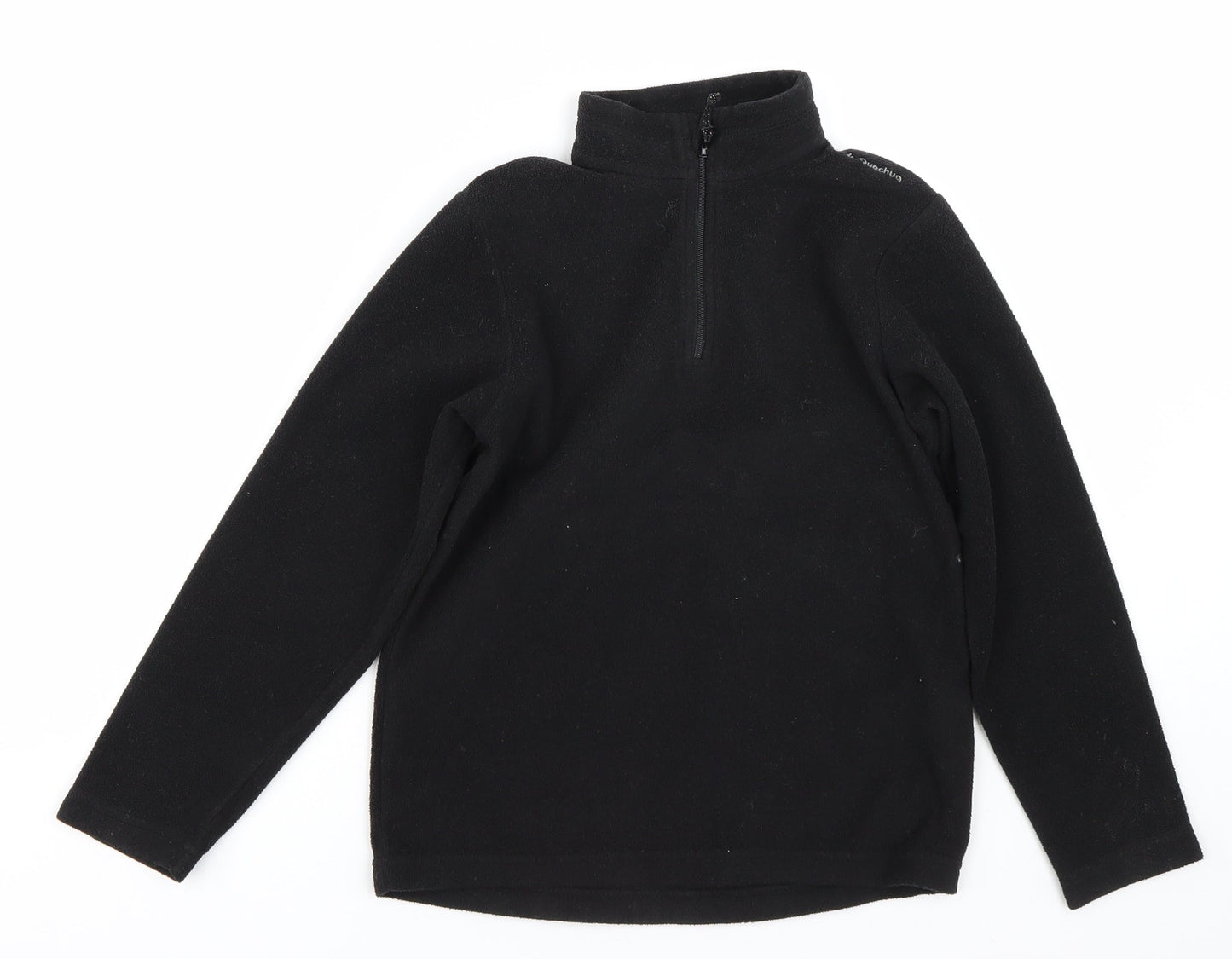 Quenchua Boys Black   Pullover Sweatshirt Size 8 Years