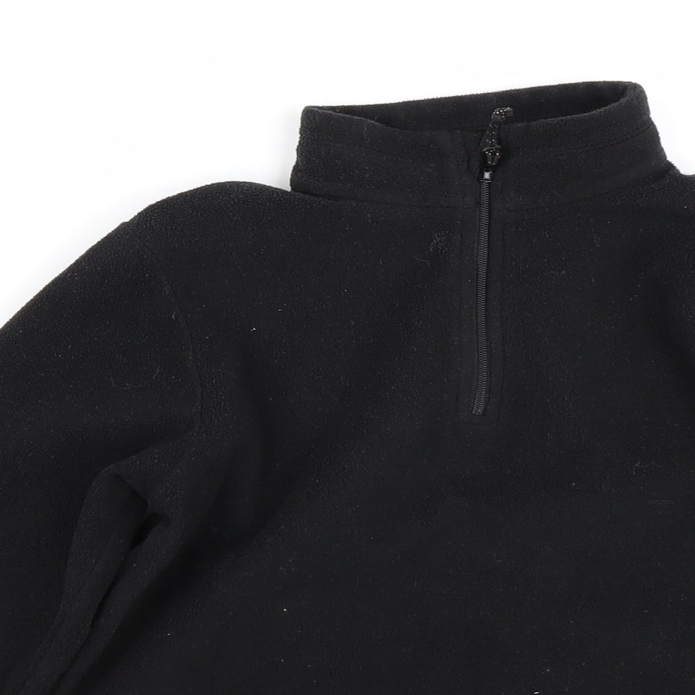 Quenchua Boys Black   Pullover Sweatshirt Size 8 Years